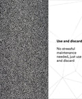 Versaflo TR-6600 Prefilter For TR-600 PAPR text saying 'Use and discard' with textured material background