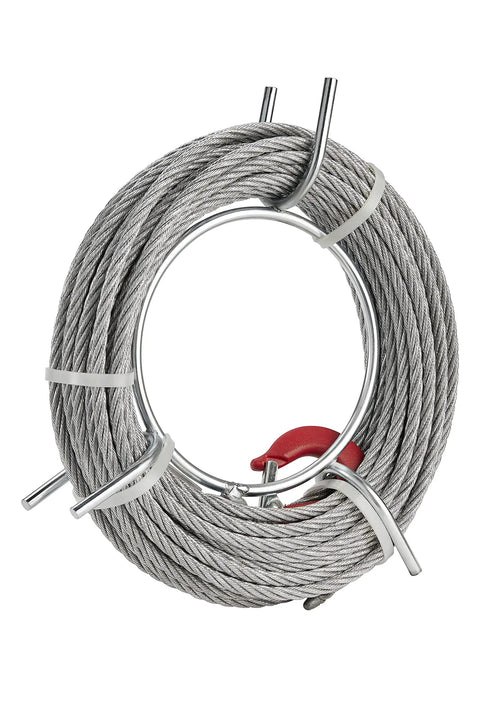 Built Tough 4 Ton Manual Wire Rope Hoist Packing 8000 Pound Capacity With 150 Feet Lift And Smooth Galvanized Cable For Zero Hassle Rigging As Your Go To Come Along Puller Tool