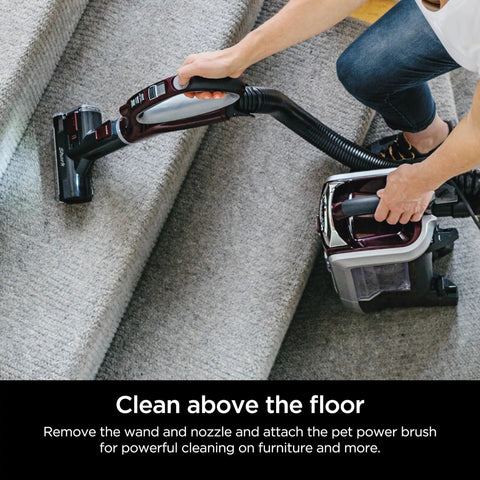 Shark Rotator Powered Lift Away TruePet Upright Vacuum With Hepa Filter Large Dust Cup Capacity Led Headlights Upholstery Tool Perfect Pet Power Brush Crevice Tool Bordeaux