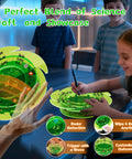 Spin The Wheel Stem Kit For Teens And Kids Ages 12 14 17 18 Build Your Own Electronic Prize Wheel DIY Science Project With Soldering Version Hands On Electronics Learning Gift For Tech Lovers, green acrylic wheel