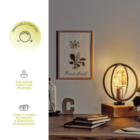 Dope Amber Vintage Edison Style LED Bulb For Home Lighting And Pendant Vibe Warm 2200K Glow Three Point Five Watt Dimmable