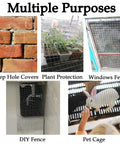 Collage showing uses for Beefy Heavy Duty One Quarter Inch Hardware Cloth Four By Ten Foot Galvanized After Welding Twenty Three Gauge Wire Mesh Roll for various projects.