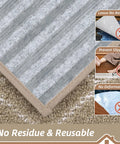 Non Slip Stair Treads For Wooden Steps 28x9In Beige Soft Polyester Carpet With Self Adhesive Backing 15 Pack Machine Washable Easy To Install