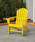 Tough As Nails Rust Eliminating Oil Based Spray Paint With Smooth Gloss Sunburst Yellow Finish for patio Adirondack chair.