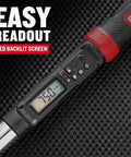 Digital Torque Wrench For 1/2-Inch Drive, 50-250 Ft-Lb Range, LED Backlit Readout, Quick Identification Case, Easy Unit Conversion