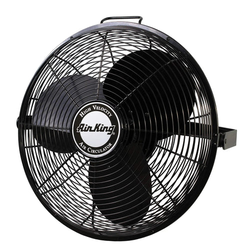 Beefy 18 Inch High Velocity Multi Mount Industrial Fan With Three Speed Settings Pivoting Head Built Tough From Powder Coated Steel