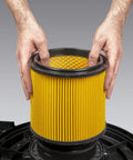Standard Cartridge Filter And Retainer For Dry Pickup Only In 5 To 16 Gallon Wet And Dry Vacuums Ideal For Household Dirt Debris And Sawdust