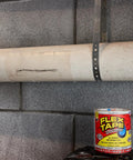 Thick Rubberized Waterproof Tape That Patches And Seals Leaks Like A Pro Anywhere Underwater Ready Indoor Outdoor Use Great For Roofs Plumbing Pools And RVs Clear 4 In By 5 Ft Pack Of 1 next to sealed pipe leak