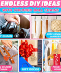 200 Pieces Ball Chain Keychains Bulk Pack With 4.72 Inch Metal Links In 15 Assorted Colors For DIY Crafts, Jewelry Making, Party Favors, School Projects, And Creative Hobby Builds. Used as key chains, bag charms, gift decor, and hangers.
