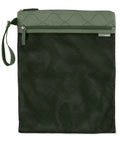 Waterproof Wet Dry Bag With Dual Zippered Compartments And Mesh Pocket For Wet Diapers And Clean Gear Large Grab And Go Baby Organizer In Sage