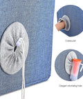 100L Pet Oxygen Chamber Cage And Incubator for Dogs Cats Puppies and Kittens with nebulizer port detail and fabric close-up