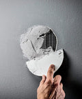 Applying Heavy Duty Fiber Reinforced Spackling Compound, 12 Oz, For Large Hole Repairs In Drywall Plaster Stucco Concrete And Wood