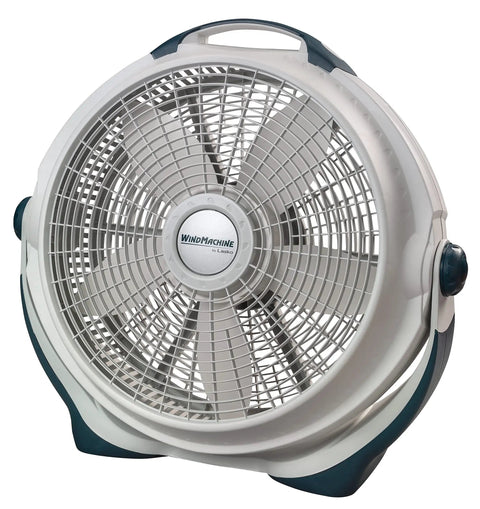Air Circulator Floor Fan With Three Speeds 20 Inch Model 3300 Gray Pivoting Head For Targeted Airflow Easy Portable Home Cooling