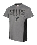 Officially Licensed NBA San Antonio Spurs Tee For Men Women Heather Charcoal Super Soft Supreme Unisex Comfort Fit Small Breathable Graphic Logo Tee For Everyday Wear And Game Day