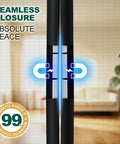 Magnetic Screen Door For 60x80 Inch Doors With Magnetic Closure and Heavy Duty Mesh showing seamless magnetic seal and mosquito barrier