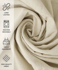 Heavy Duty Cotton Canvas Drop Cloth Set, 4 X 12 Feet, Pack Of 2, close-up showing fabric texture and durability features.