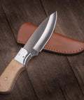 DIY Knife Making Kit For Men Gift Set With Complete Tools And Accessories, 440C stainless steel blade, wooden handle