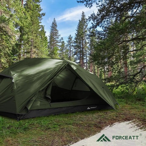 2 Person Waterproof And Windproof Camping Tent For 3 To 4 Seasons With Lightweight Aluminum Poles Fast Setup And Compact Backpacking Design