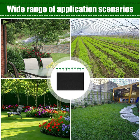 Automatic Gardening Capillary Mat With Labels 47x39 Inch Plant Water Wicking Mat for various garden applications and settings