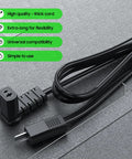 Electric Couch Power Recliner Adapter 29V 2A Power Supply For Most Lift Chairs And Recliners With 2 Pin Flat Round Plug, black thick cord