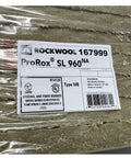 Heavy Duty Rigid Stone Wool Insulation Sheets 3 Pack 12x12x2 Inch label detail ProRox SL 960 NA fire resistant material