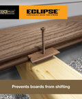 Hidden Deck Fasteners And Screws Set For Grooved Composite And Wood Decks, Stainless Steel, Brown Finish, 360 Pack installation demo
