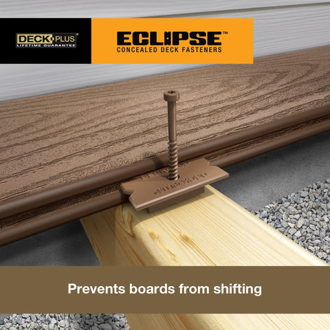 Hidden Deck Fasteners And Screws Set For Grooved Composite And Wood Decks, Stainless Steel, Brown Finish, 360 Pack installation demo