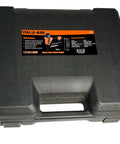 Carrying case for 16 Gauge Pneumatic Finish Nailer For Trim And Molding Projects From Seven Eighths Inch To Two And A Half Inches