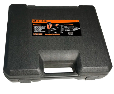 Carrying case for 16 Gauge Pneumatic Finish Nailer For Trim And Molding Projects From Seven Eighths Inch To Two And A Half Inches