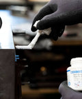 Applying Anti Seize High Tech Metal Free Assembly Paste For Clean DIY And Pro Use NSF Certified Prevents Seizing And Corrosion Safe On Stainless Steel