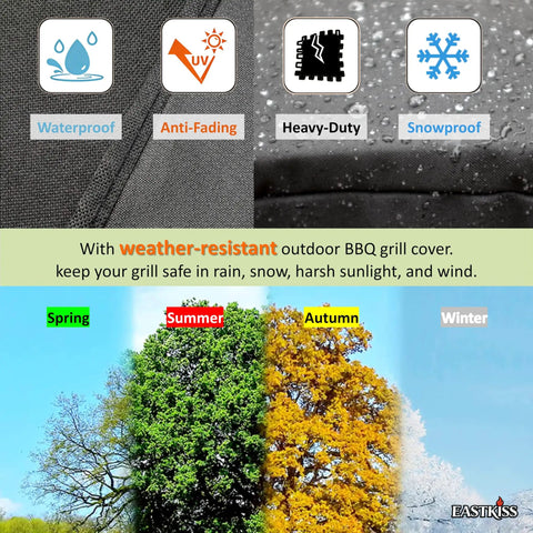 Heavy Duty Waterproof Pellet Grill Cover For Backyard Beast 1200 And RT 1000 Wood Pellet Grills Fade Resistant Outdoor Shield diagram
