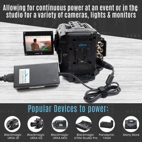 12V 10A AC Power Supply With 4 Pin XLR Female Connector Universal 100 To 240V Input Continuous Power Adapter powering equipment