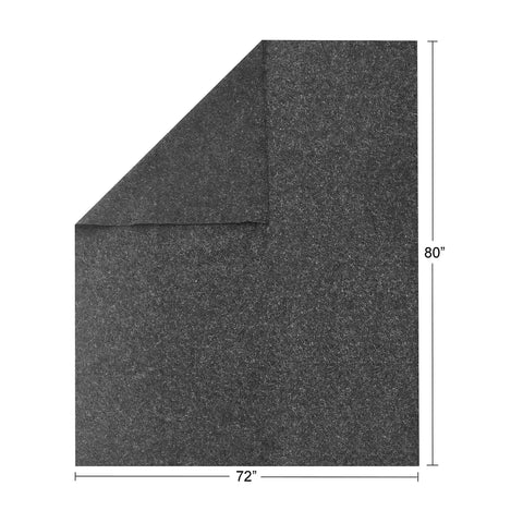 Pro Grade Moving Blankets 54 By 72 Inches Durable Lightweight Textile Skins For Furniture Protection During Move And Storage Recycled Fibers