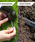 10/2 Low Voltage Landscape Wire, 100 Ft, Pure Copper, 2-Conductor Outdoor Direct Burial Cable in garden installation