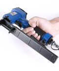 Job Site Tough 18 Gauge Pneumatic Brad Nailer Stapler Duo with Touch Trigger, showing diecast aluminum body and rubber grip.
