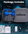 16 Channel ELRS Transmitter With Hall Gimbals And Carrying Case ExpressLRS 1000Hz Ready EdgeTX Firmware Mode 2 Radio for FPV