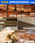 Various wood types for drilling with Woodworking Auger Drill Bit Set For Wood 4 Piece Includes 1/2 Inch 5/8 Inch 3/4 Inch And 1 Inch Sizes