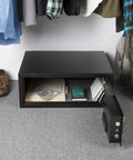 Digital Safe With LED Keypad And Two Manual Override Keys Keeps Your Cash Jewelry And Passports Locked Down At Home Office Or On The Go While Traveling, Rugged Build For Everyday Security And Easy Master And Guest Codes in a closet with open door showing contents.