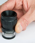 Close-up of hand holding the 10x Pocket Optical Comparator Set With 9 Reticles For Measuring Threads Angles Radii Circles And Lengths