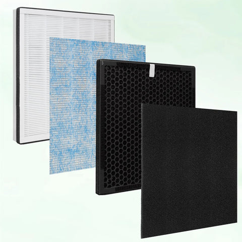 Replacement True HEPA Filter For RP-AP001 AP001S RP-AP002 Air Purifier With H13 Filtration Captures Dust Pollen Pet Dander Hair And Allergens Easy Fit Long Lasting Cleaner Indoor Air showing filter layers.