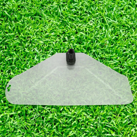 Windproof Dual Horn Sprinkler Head for Agricultural Sprayers, Large Size Sprayer Nozzle Cover on green grass