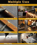 Built Like A Tank Cordless Die Grinder Packs A Brushless Motor Spinning At 26000 RPMs For Knockout Power Fits Standard 20 Volt Batteries in action on metal, wood, and stone.
