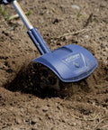 Drill Powered Cultivator Attachment For Cordless Drills, Flexible Width Up To 8 Inches, Cultivation Depth Up To 5.5 Inches in use