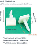 Heavy Duty Nylon Pcb Standoffs With Super Strong Adhesive Backing, 11mm height, 12.5mm square base for rugged electronic hardware.