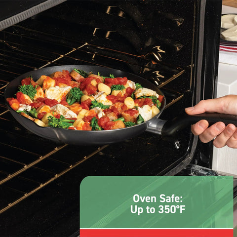 Nonstick Handy Pot With Glass Lid 3 Quart Oven Safe To 350F Dishwasher Safe Black Cookware Pot With ProGlide Nonstick Interior