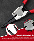 11 Inch Lock Ring Pliers For Removing And Installing Retaining Rings Circlip Gearshift Rings with red anti-slip grips