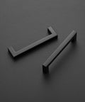 3 Pack 5 Inch Square Cabinet Handles Matte Black Drawer Pulls For Kitchen Cabinets Cupboards And Hardware Modern Square Design For Easy Grip