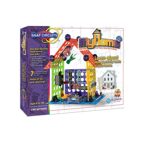 Box of Elenco My Home Electronics Building Kit For Kids Aged 8 And Up With 34 Hands On STEM Projects And Color Coded Blocks