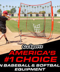 7 Ft X 7 Ft Baseball And Softball Practice Net With Bow Frame Carry Bag And Strike Zone Backyard Hitting Pitching Fielding Training
