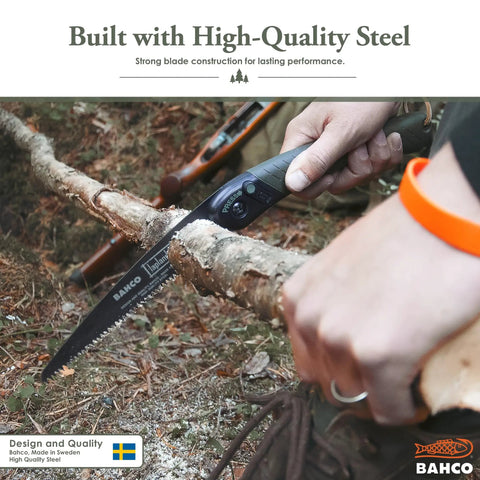 7.5 Inch Folding Saw For Bushcraft, Camping, And Trail Maintenance cutting wood